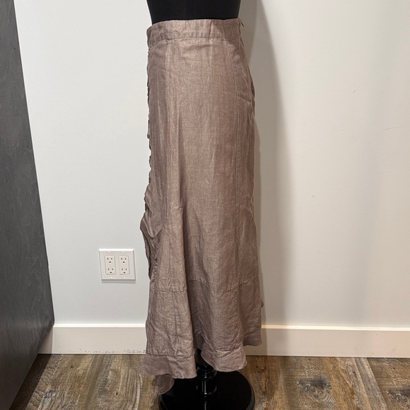Sandwich | Linen Blend Ruffle Skirt - Picture 4 of 8